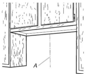KITCHENAID UXT5230AYB - Déterminer l'emplacement du trou de passage du câble - 1