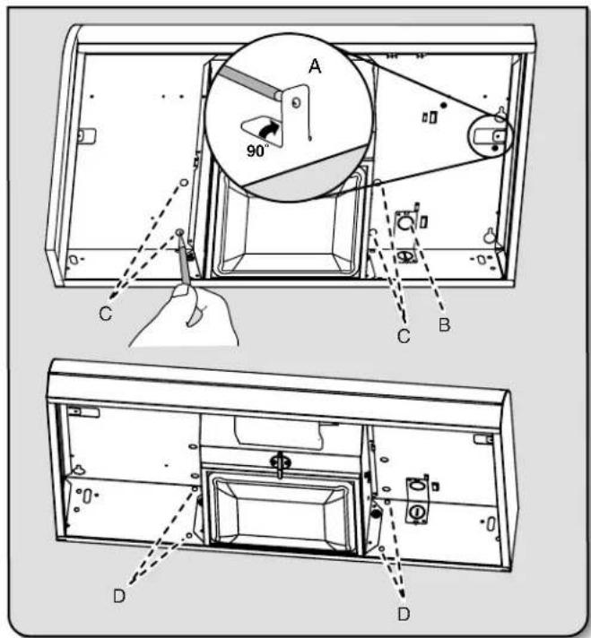 KITCHENAID WVU31UC6FB - Mark Hole Locations - 2
