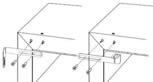 VIKING VURE524GSS - Installation antibasculement du meuble/comptoir (pour les installations encastrées) - 1