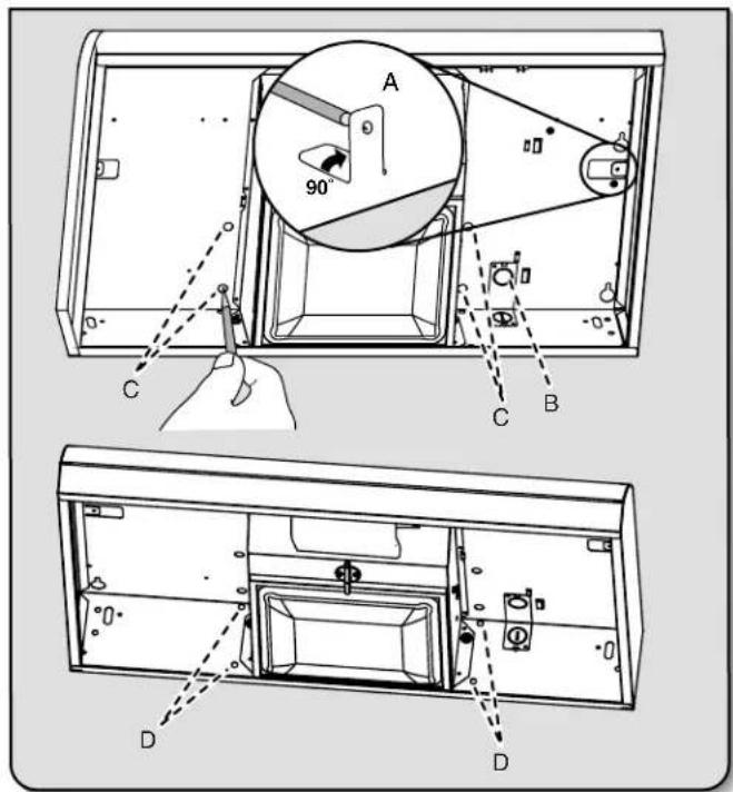 KITCHENAID WVU11UV0FW - Mark Hole Locations - 2