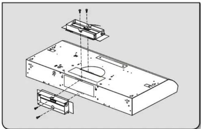 KITCHENAID WVU11UV0FW - Fixation du clapet anti-reflux ou du raccord de transition d'évacuation - 1