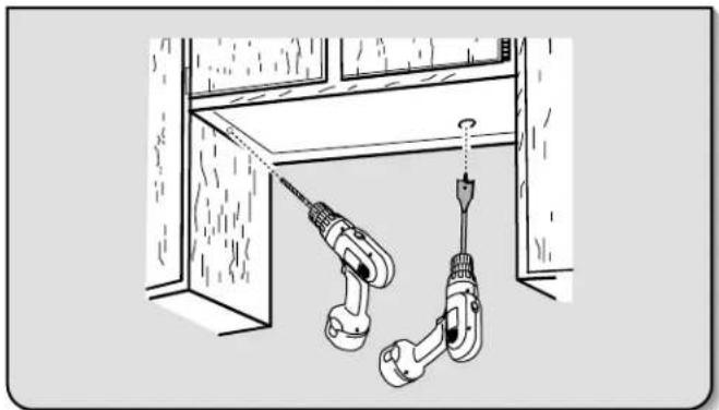 KITCHENAID WVU11UV0FW - Perçage des ouvertures des cables électriques - 1