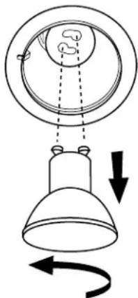 KITCHENAID KXI9748YSS - Remplacement d'une lampe à halogène - 1