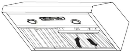 KITCHENAID KXI9748YSS - Dépose des filtres à graisse métalliques - 1