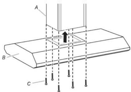 KITCHENAID KXI9748YSS - Chimney Extension Kit Installation (optional) - 2