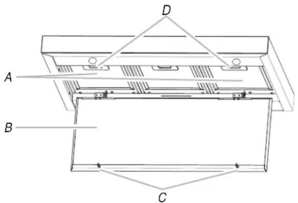 KITCHENAID KVWB600DBS - Filtre à graisse métallique - 1