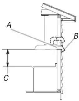 KITCHENAID UXT3030AYB - Décharge à travers le toit Évacuation par le mur - 2