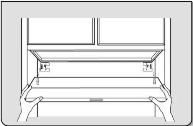 KITCHENAID WVU31UC0FB - Marquage de l'emplacement des trous - 1