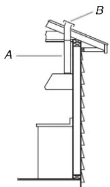KITCHENAID KHTU105RSS - Option 1 - Roof Venting Option 2 - Wall Venting - 1