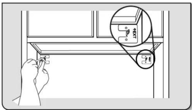 KITCHENAID WVU11UV0FB - Marquage de l'emplacement des trous - 1