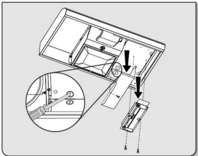 KITCHENAID WVU11UV0FB - Préparation de la hotte - 1