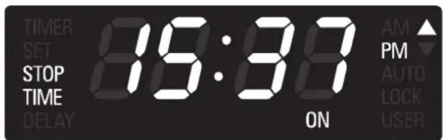 Fulgor Milano FSRC 3004 P MI ED 2F MBK - To Delay the Start of a Timed Mode - 1