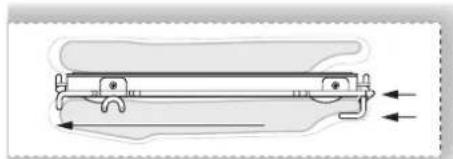 Fulgor Milano FSRC 3004 P MI ED 2F MBK - To replace an extendable rack: - 3