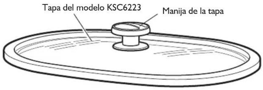 Tapa del modelo KSC6223 Manija de la tapa