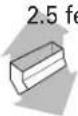 KITCHENAID KWCU265HSS - Calculating the vent system length - 1