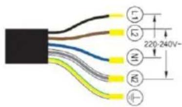 BERTAZZONI P603I30NV - Connecting the hob to the mains power supply - 5