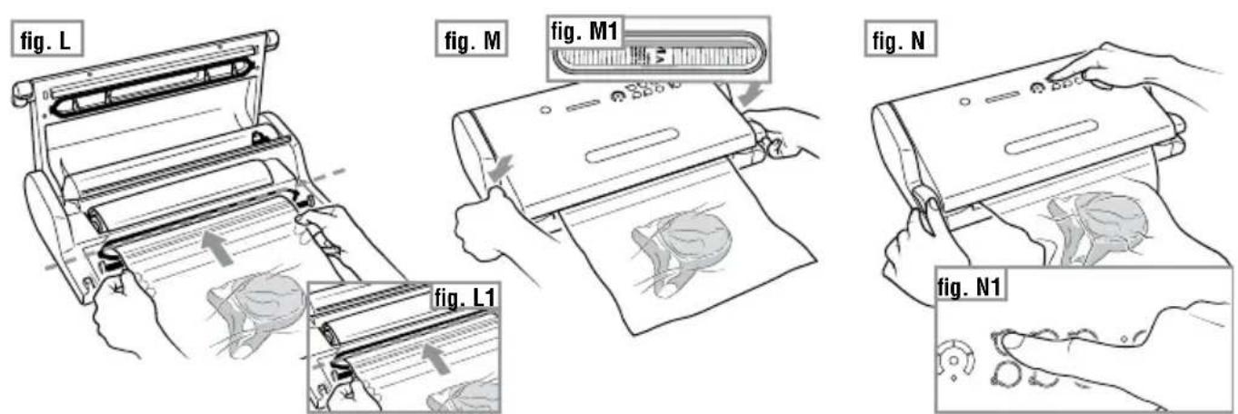 Berkel Vacuum - - Making bags from rolls - 6