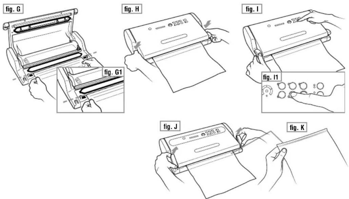 Berkel Vacuum - - Making bags from rolls - 5