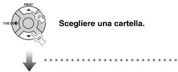 YAMAHA TSX100 - ■Per scegliere una cartella o un file di formato MP3 o WMA - 1