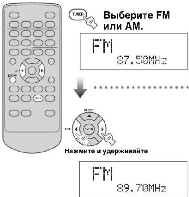 YAMAHA TSX100 - Настройка на радиостанции - 1