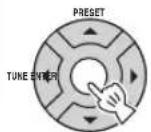 YAMAHA TSX100 - Presetting radio stations automatically (Auto preset) - 4