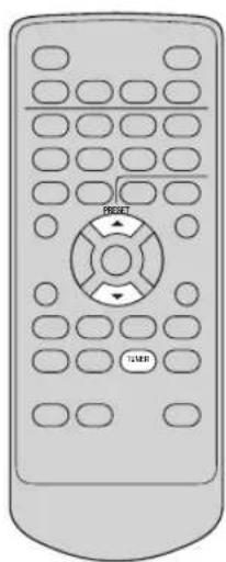 YAMAHA TSX100 - Sélection d'une station radio présélectionnée (accord de présélection) - 1