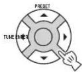 YAMAHA TSX100 - Regolazione dell'orologio - 4