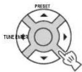 YAMAHA TSX100 - Ajuste del reloj - 4