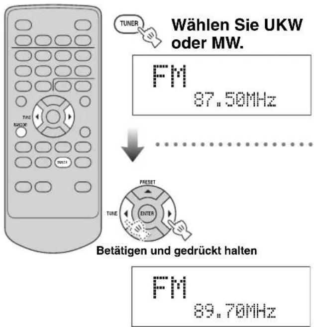 YAMAHA TSX100 - Abstimmen auf Radiosender - 1