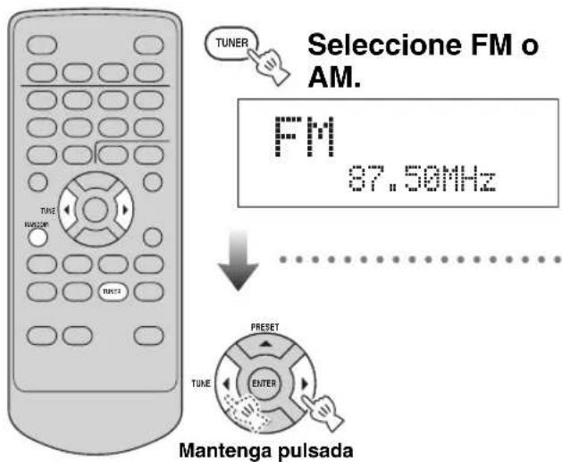 YAMAHA TSX100 - Sintonización de emisoras de radio - 1
