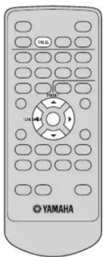 YAMAHA TSX100 - Instellen van de klok - 1