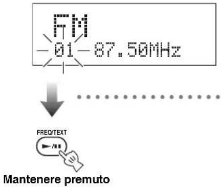 YAMAHA TSX100 - Preselezione automatica di stazioni radio (Preselezione automatica) - 2