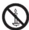 PANASONIC TX43JX700E - Pentru a preveni incendiile, țineți întotdeauna lumânările și alte flăcări deschise departe de acest produs. - 1