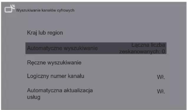 PANASONIC TX43LX710E - Konfiguracja kanałów (telewizja analogowa i kablowa) - 2
