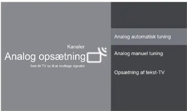 PANASONIC TX43LS500E - Opsætning af kanaler (ATV og KABEL) - 1