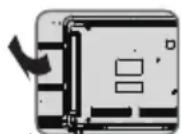 PANASONIC TX43LS500E - Einsetzen / Entfernen des USB-Flash-Speichers - 4