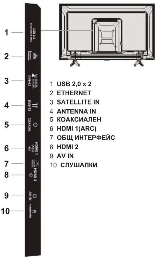 PANASONIC TX43LS500E - Клеми - 1
