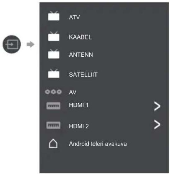 PANASONIC TX43LS500E - Väliste sisendallikate vaatamine - 1