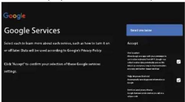 PANASONIC TX43LS500E - „Google“ – pradinė sąranka - 5