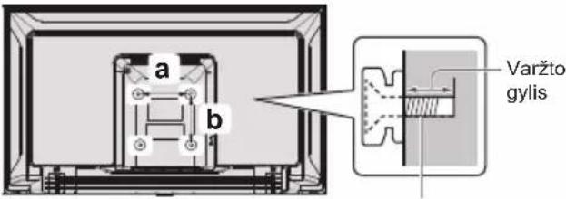 PANASONIC TX32LS500E - Televizoriaus tvirtinimas prie sienos (pasirinktinai) - 1