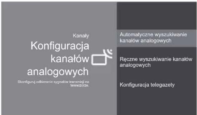 PANASONIC TX32LS500E - Konfiguracja kanałów (telewizja analogowa i kablowa) - 1