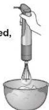 PANASONIC MXS401S - How to Use -Whisk attachment- (continue) - 2