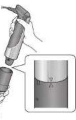 PANASONIC MXS401S - Montaggio e smontaggio degli accessori - 6