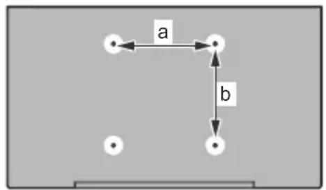 PANASONIC TX43JXW604 - When using the wall-hanging bracket - 1