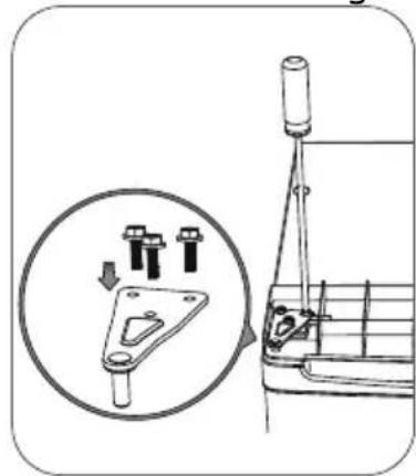 MEDION MD 37431 - Cambio della battuta della porta - 10