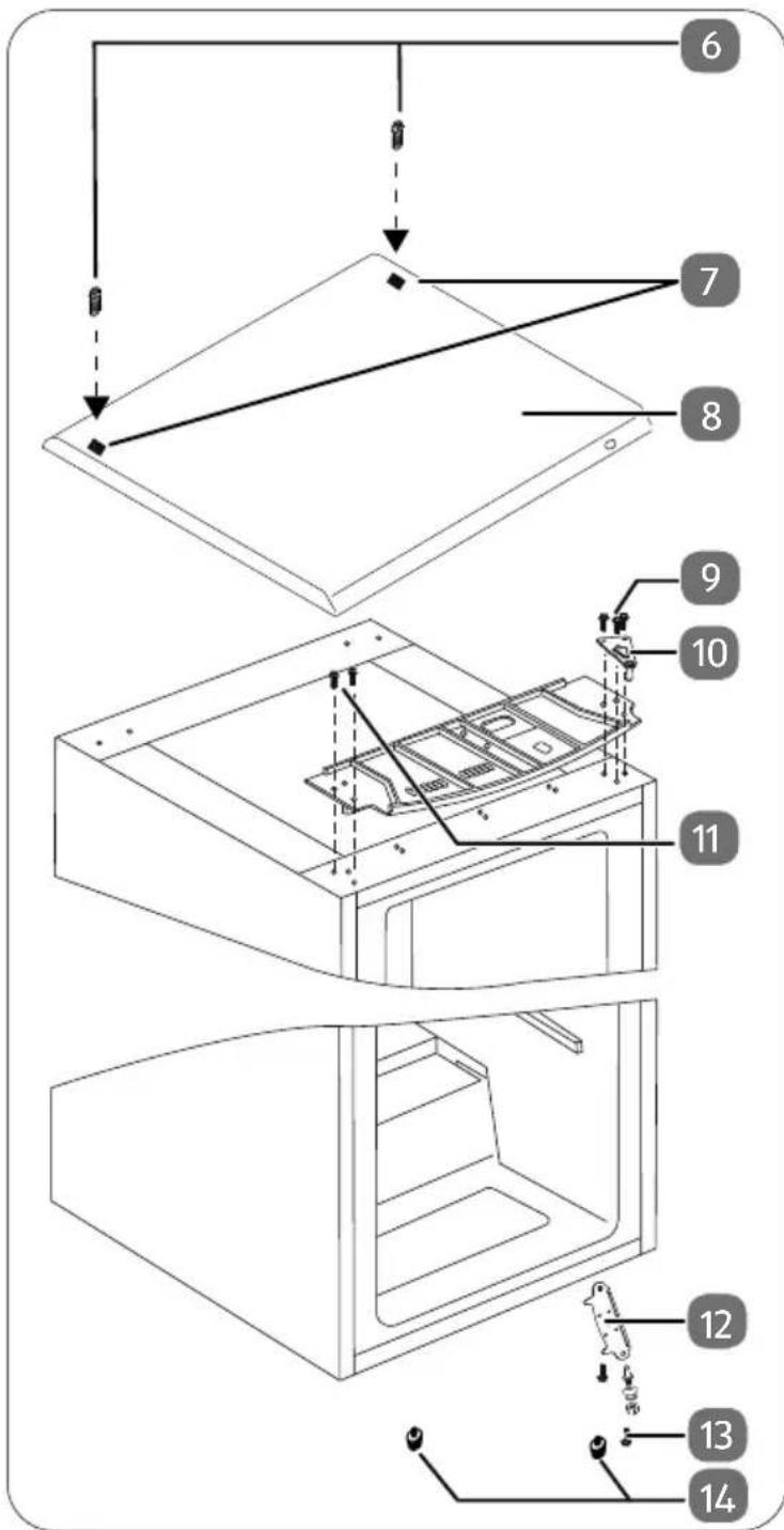 MEDION MD 37431 - Cambio della battuta della porta - 1