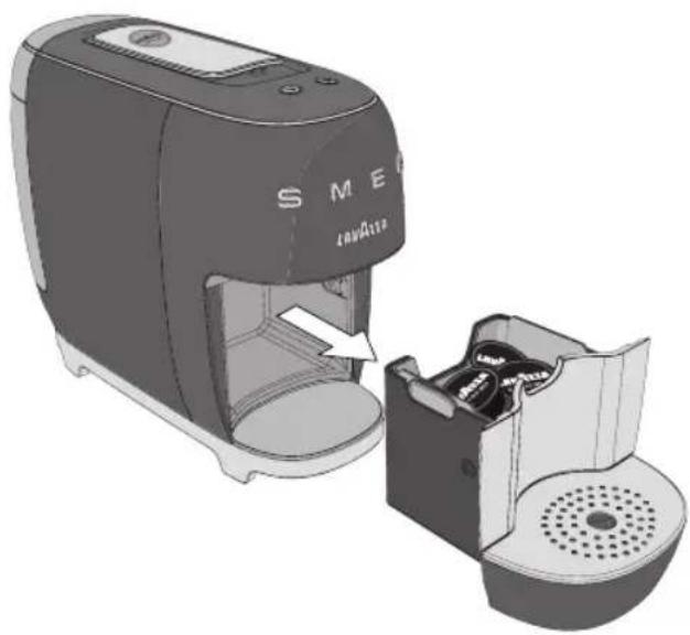 SMEG Lavazza A Modo Mio - CLEANING THE CAPSULE AND THE DROP COLLECTING DRAWERS - 1