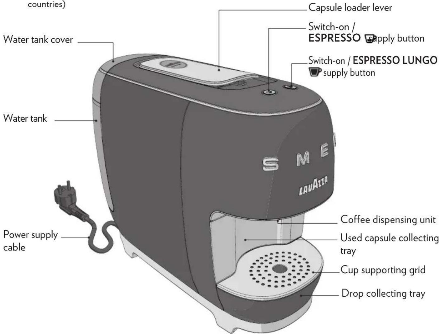 SMEG Lavazza A Modo Mio - PACKAGE CONTENT \* - 1