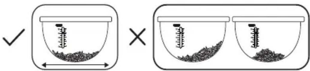 TEFAL Easy Rice RK7321 - Medir los ingredientes - Capacidad的最大a del bol - 2