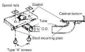 GE RAB8116B - Dispositif de vidange intérieur/extérieur RAD10 - 2